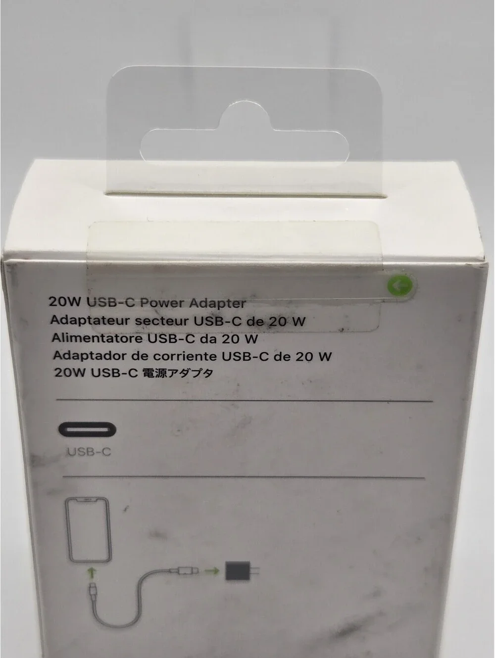 Genuine Apple A2305 MHJA3AM/A 20W USB-C Power Adapter White in Retail Box